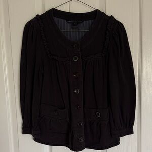 Marc By Marc Jacobs Black Button-Up Top